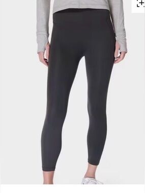 Sweaty Betty 7/8 POWER Charcoal Leggings Large